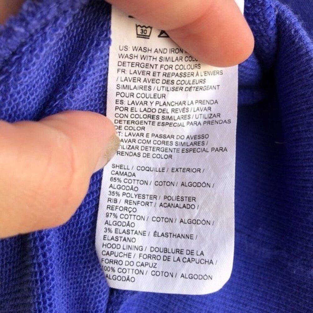 Puma Hoodie - Electric Blue - Size XS - Picture 9 of 10